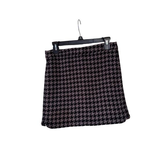 J Crew Skirt Women'S 4 Houndstooth Wool Blesn Pencil Mini Skirt - Picture 5 of 8
